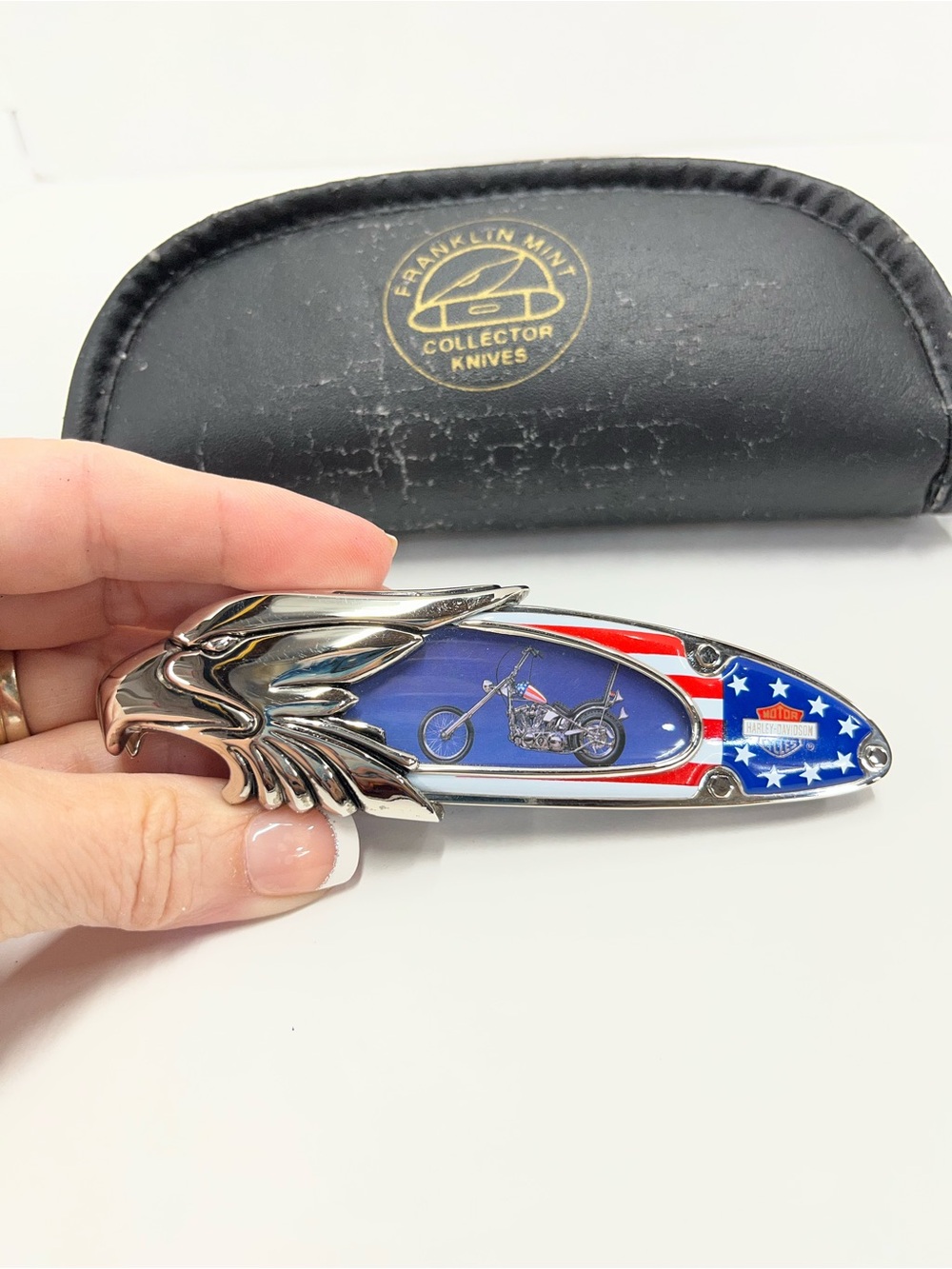 Franklin Mint Harley Davidson collectible pocketknife